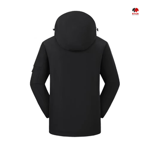 Chaqueta Softshell de Diseño Personalizado Ryan Pro Gear para Hombre, Cierre de Cremallera, Tela Transpirable con Logotipo Personalizado - Product Image 5