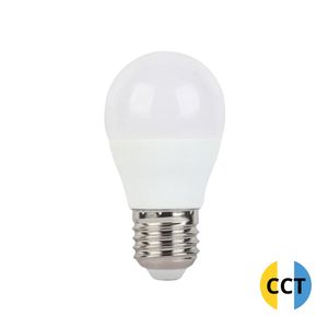 Lámpara esférica LED E27 con espuma viscoelástica, CCT, 6W, 560lm, 47x89mm. (F-Bright 2601741) - Product Image 1