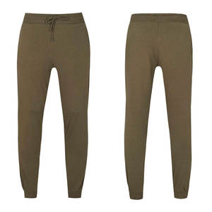 Pantalones de correr de cintura media de lana de algodón 100% para hombre con logotipo personalizado de alta calidad, diseño de patrón recto informal a precio razonable - Product Image 4