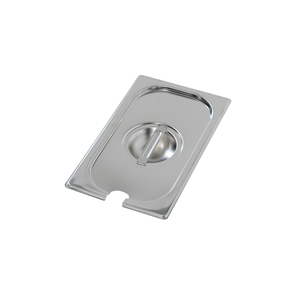 Tapa 1/4GN con ranura para cuchara para almacenamiento de alimentos y contenedores - Product Image 1