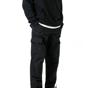 Nouveauté : Pantalon cargo personnalisé en coton grande taille pour homme - Vente en gros OEM, imperméable, coupe-vent, taille haute, léger et confortable - Product Image 4