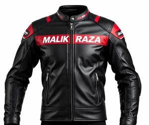 Blouson de moto en cuir personnalisé, club européen, couleurs d'équipe, logos personnalisés, tailles en gros - Product Image 2