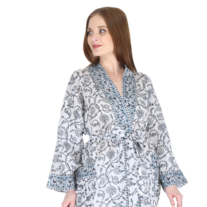 Best Selling <b>Long</b> Cotton Robe Handmade <b>Beach</b> Wear <b>Dress</b> Women's Bath Robe Bridal Dressing Gown Summer Casual <b>Dress</b> - Product Image 1