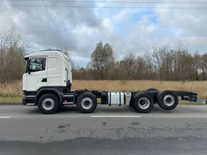 Camion semi-remorque Scania G450 6x2 d'occasion, châssis de camion lourd, tête de semi-remorque pour le transport logistique - Product Image 2