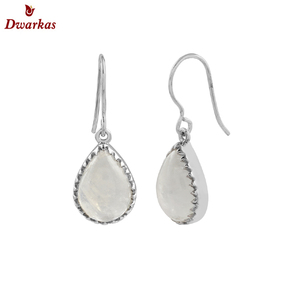 925 argent Sterling arc-en-ciel pierre de lune pierres précieuses goutte boucles d'oreilles nouveau à la mode Fine femmes cadeau de fête de mariage élégant - Product Image 1