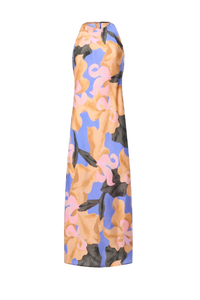 Vestido floral ajustado y acampanado informal para mujer elegante de calidad de exportación con diseño de lujo disponible al mejor precio de la India - Product Image 6