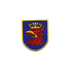 Patchs et badges brodés de logo personnalisé de haute qualité Patch en tissu thermocollant écologique pour vêtements à l'usine - Product Image 1