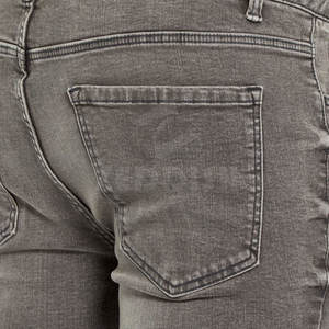 Gran oferta 2025, venta al por mayor, pantalones vaqueros ligeros de talla grande, patrón sólido transpirable para las estaciones de verano y otoño - Product Image 6