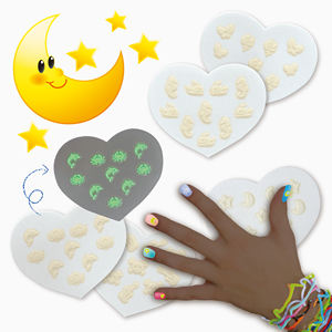 Juego de Pegatinas de Uñas Luminosas de PVC de Dibujos Animados que Brillan en la Oscuridad, Ecológicas y de Alta Calidad (ND15) - Product Image 1