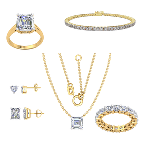 2.3Cts แหวนทอง14K สุดหรูของผู้หญิงสุดหรูเทียบกับความชัดเจนในแล็ปเครื่องประดับเพชรที่ผ่านการรับรอง - Product Image 2