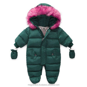 Mono de Invierno Cálido para Mujer, Talla Grande, con Capucha y Cuello de Piel, Personalizable al por Mayor, Marca Personalizada - Product Image 1