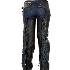 À la mode de haute qualité en cuir femmes Chaps 2025 couleur unie Top vente pas cher prix femmes en cuir Chaps - Product Image 2