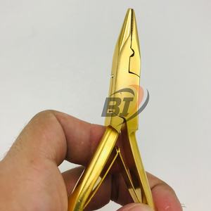 Pinzas de Acero Inoxidable con Baño de Oro para Extensiones de Cabello, Pinzas de Microperlas, las Más Vendidas para Extensiones de Cabello Humano - Product Image 6