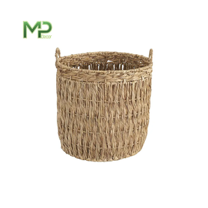 Cesta tejida de ropa para el hogar con jacinto de agua hecho en Vietnam, buen precio, cesta de almacenamiento de nuevos productos - Product Image 5