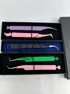 Pince à épiler d'extension de cils de styles différents de haute qualité avec différents styles de dos - Product Image 3