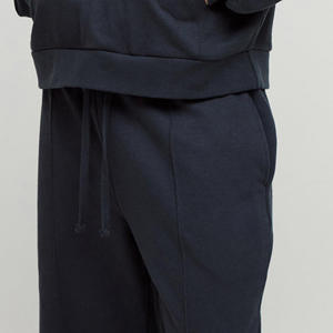 Pantalon de jogging baggy évasé en coton surdimensionné, lavé et uni, avec logo personnalisé, fabriqué sur mesure - Product Image 4