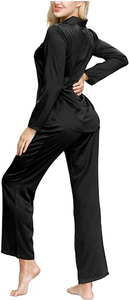 Conjunto de pijamas personalizados, traje de noche, pijama, lencería para mujer, ropa de dormir, ropa de noche, informal, otoño e invierno, estampado, satén, parejas, 2026 - Product Image 6