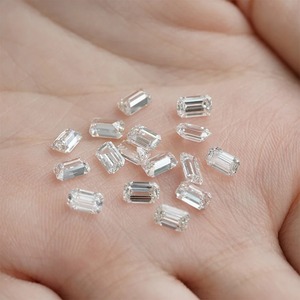 Diamantes sintéticos sueltos de corte brillante redondo, cultivados en laboratorio mediante HPHT, de 1.0 mm a 3.2 mm, color blanco, claridad VVS VS, para joyería. - Product Image 5