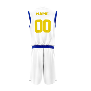 Pantalones cortos de baloncesto de verano de baloncesto personalizados al por mayor, lo último en uniformes de baloncesto, uniforme de sublimación de diseño - Product Image 3