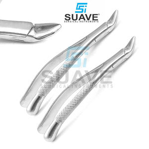 Juego de pinzas de extracción de acero inoxidable, alicates quirúrgicos dentales, herramientas de extracción de dientes de cirugía Oral de SUAVE SURGICAL INSTRUMENTS - Product Image 5