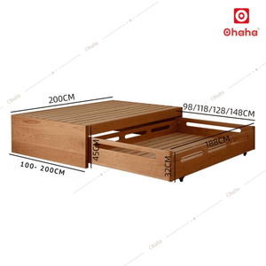Lit en bois industriel haut de gamme OHAHA - GC052 - Product Image 5