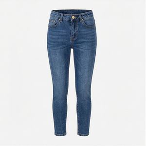 <b>Women's</b> High Waisted Relaxed Fit <b>Stretch</b> <b>Jeans</b> Ripped Pants Straight New Style Trending <b>Women</b> Denim <b>Jeans</b> <b>Stretch</b> Trousers - Product Image 1