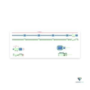 5.27ct Rose <b>Gold</b> Emerald Cut Lab Grown Diamond Bracelet in 14K <b>Solid</b> Halo Link Statement Bracelet <b>Gold</b> Fine Jewelry for Women - Product Image 6