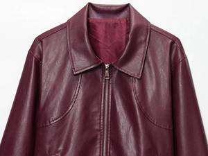 เสื้อแจ็คเก็ตหนังคุณภาพสูงสำหรับผู้ชาย ไซส์ใหญ่ กันน้ำ ระบายอากาศ กันลม เหมาะสำหรับขี่มอเตอร์ไซค์ แข่งรถ  แบบมีซิป - Product Image 3