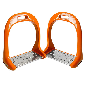 Estribos de seguridad para caballos, par para equitación, material de aluminio, protección antideslizante para el tobillo, opción de varios colores - Product Image 3