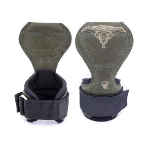 Material personalizado Cobra estilo Palma protección Color negro soporte de muñeca empuñaduras de levantamiento de pesas - Product Image 3