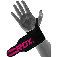 RDX SPORTS WAH-W2P Bandes de poignet réglables en caoutchouc durables pour la musculation et les exercices de gym - Soutien de poignet unisexe