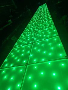 Настраиваемый RGB 50x50 см 60x60 см ABS пластик + закаленное стекло беспроводные Магнитные Светодиодные танцполы со звездами - Product Image 2