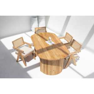 Mesa de comedor de madera de mango Katerina - Product Image 6