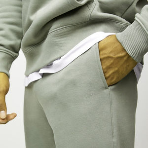 ชุดวอร์มผ้าฟลีซสำหรับผู้ชายชุดกีฬาผ้าคอตตอนทรงหลวมสุดหรูสำหรับใส่วิ่งจ๊อกกิ้งเล่นกีฬา - Product Image 2