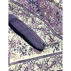 Colcha de Algodón Estampada a Mano con Diseño Tradicional Kantha, Hecha a Mano, para Bebés, para Verano e Invierno - Product Image 1