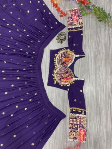 Traje de Lehnga Choli nupcial de estilo indio Vintage para fiestas de día de boda de novia paquistaní y bodas asiáticas - Product Image 4