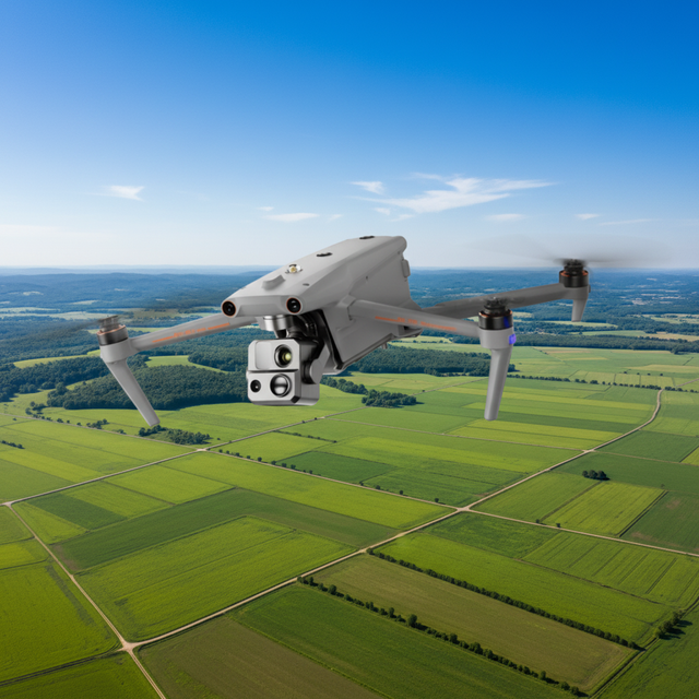 Professional 20km Range 4-Channel Real-Time Thermal Imaging Drones with Laser Range Finder Plastic Material
