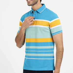 Nouveau modèle T-shirts polo grande taille pour hommes Prix de gros T-shirt polo à manches courtes et à tenue décontractée - Product Image 2