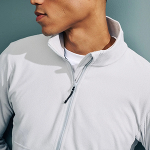 Nueva llegada más tamaño media cremallera hombres sudaderas dobladillo inferior 65% algodón 35% poliéster toalla bordado cuello simulado hombres Streetwear - Product Image 3