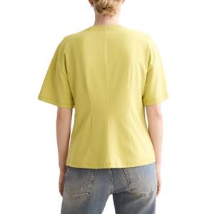 Camiseta Corta Holgada de Verano de Algodón 100% Personalizada al por Mayor, Camiseta Corta de Diseño Recortado para Mujer - Product Image 2