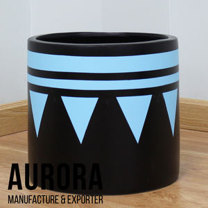 Vases en fibrociment écologiques décoratifs en gros pour la maison et le jardin avec finition peinte directement du Vietnam - Product Image 4