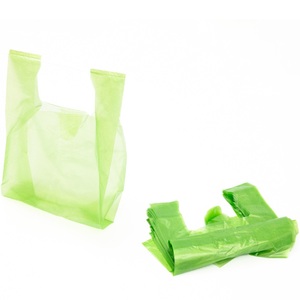 Bolsas de supermercado de plástico transparente PE Bolsas de compras de agradecimiento de supermercado reutilizables - Product Image 2