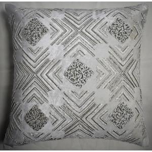 Housse de coussin en coton simple et moderne de style nordique, coussin carré géométrique pour le salon, taie d'oreiller pour canapé, usage domestique - Product Image 5