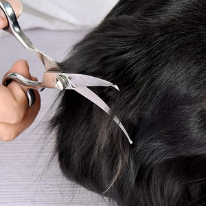 OEM Luxury Professional High Quality Stainless Steel Pet Grooming Scissors Safety Tip Straight Shears for <b>Cats</b> Dogs (Custom - Product Image 6
