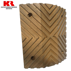 Ventes d'usine bosse de vitesse en caoutchouc ambré noir épaisseur 75MM pour camions et camions de véhicules lourds passant sur la route - Product Image 6