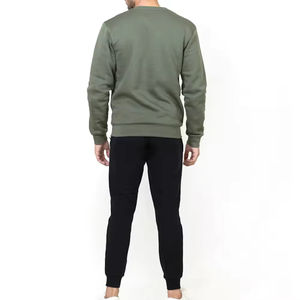 High Quality Unisex Pullover <b>Hoodies</b> Embroidered Heavyweight Jersey Fleece Sweatshirt with Drop Shoulder and Pockets - Product Image 6