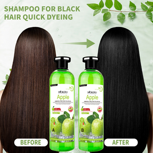 MOKERU 500ML * 2 Apple Color Gel naturale colore nero colorante <span class=keywords><strong>per</strong></span> <span class=keywords><strong>capelli</strong></span> <span class=keywords><strong>per</strong></span> la copertura di colore <span class=keywords><strong>grigio</strong></span> colore magico colorante senza ammoniaca <span class=keywords><strong>per</strong></span> <span class=keywords><strong>capelli</strong></span> - Product Image 4