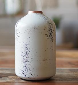 Luxury White <b>Black</b> Designer Iron <b>Flower</b> <b>Vase</b> for Table Decor, Modern Coastal Style Metal <b>Vase</b> for Living Room & Bedroom - Product Image 5