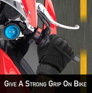 Guantes de carreras de alta velocidad Guantes de montar en motocicleta de cuero genuino Transpirable y para todos - Product Image 5