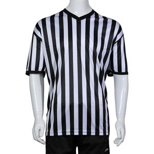 Custom Men's Official Black & White T-<b>Shirt</b> for Men Stripe Referee <b>Shirt</b> Fashionable Football Jersey for <b>Ladies</b> Men's T-<b>Shirts</b> - Product Image 1